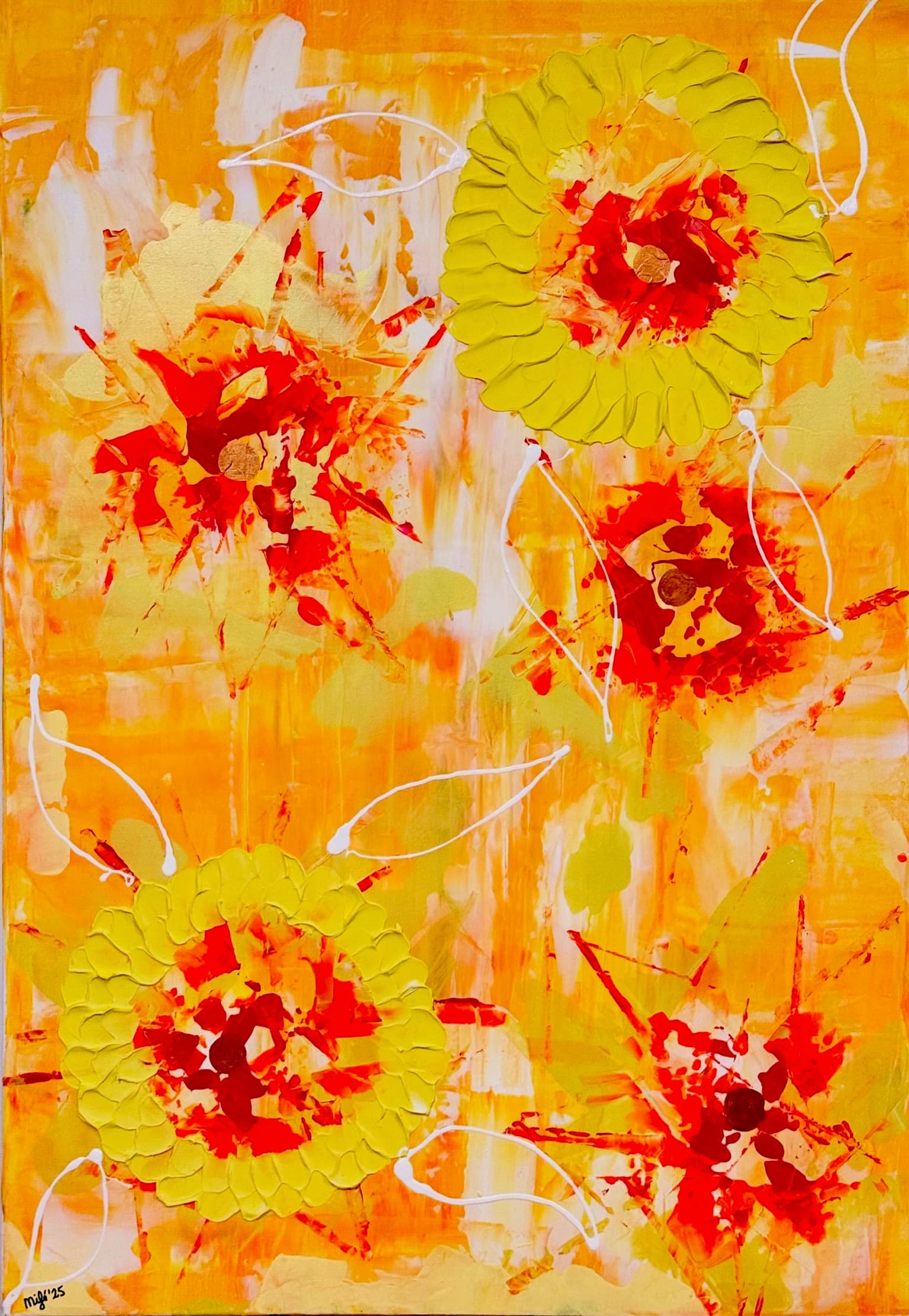 Marigold Inferno detail