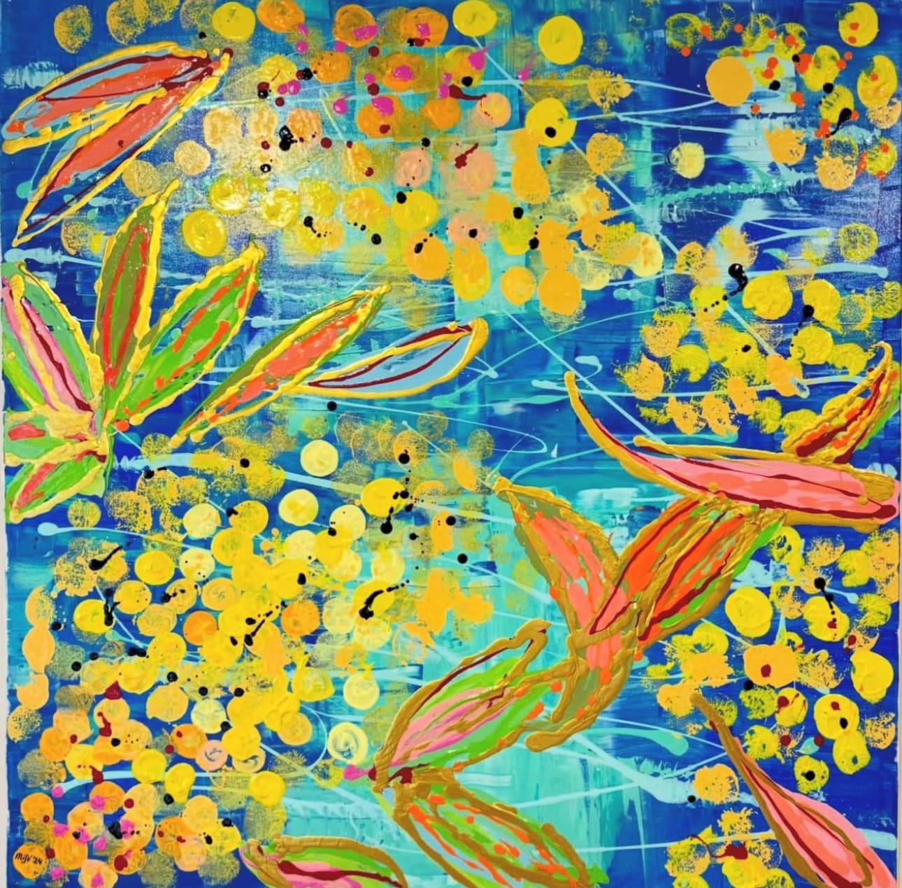Wattle Sky detail